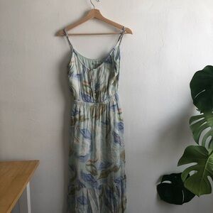 Abercrombie and Fitch Viscose Spaghetti Strap Summer maxi dress